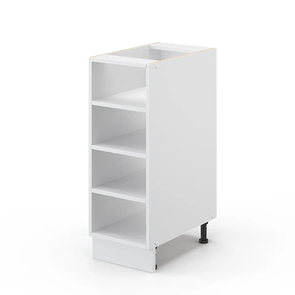 Vicco Meuble de rangement de salle de bain Blanc 30x82cm sans PT