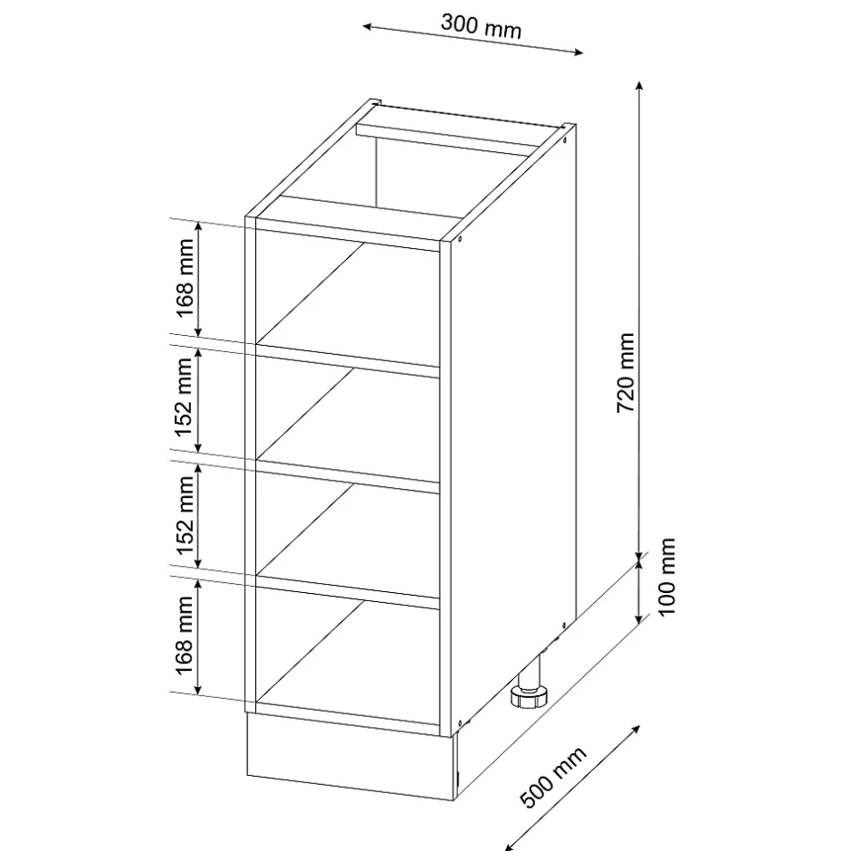 Vicco Meuble de rangement de salle de bain Blanc 30x82cm sans PT