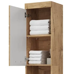 Vicco Meuble de rangement de salle de bain Chêne Wotan 37x190cm* Colonne De Salle De Bains