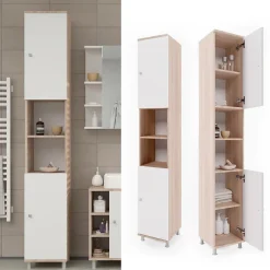 Vicco Meuble de rangement de salle de bain Sonoma 30x190cm