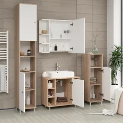 Vicco Meuble de rangement de salle de bain Sonoma 30x190cm