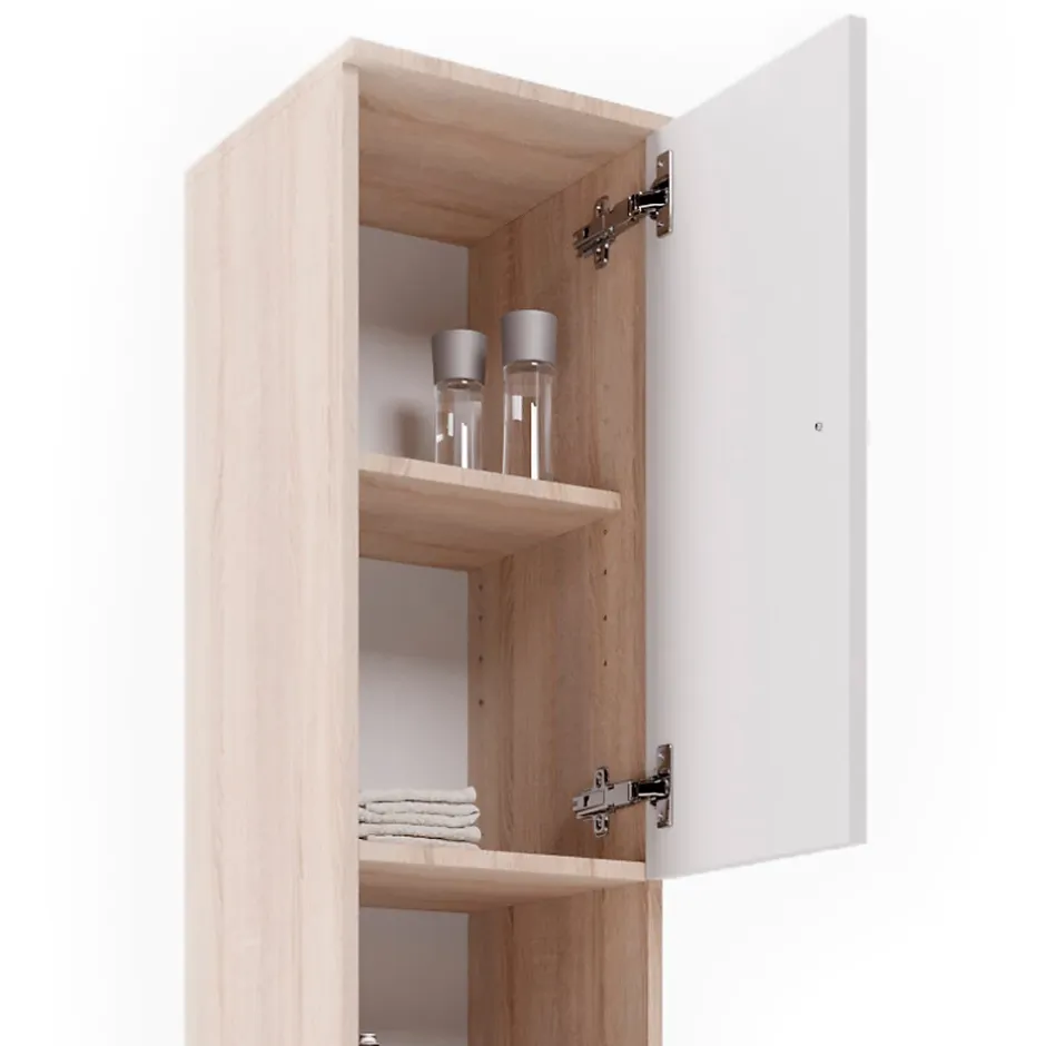 Vicco Meuble de rangement de salle de bain Sonoma 30x190cm