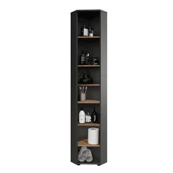 Vicco Meuble haut dangle Anthracite/Artisan 33x192cm 7 compartiments