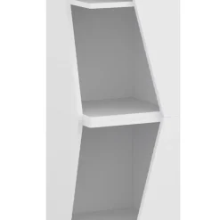 Vicco Meuble salle de bain Blanc 31.6x70.5cm avec 3 étagères