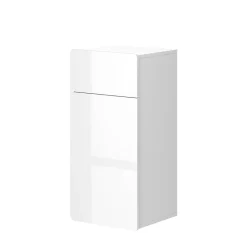 Vicco Meuble salle de bain Blanc 36.6x76.6cm avec tiroir et porte* Armoire De Salle De Bains