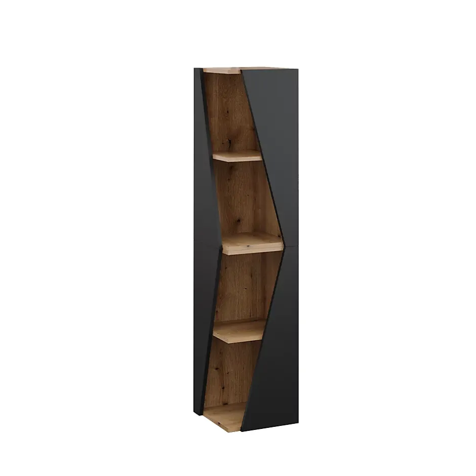 Vicco Meuble salle de bain Anthracite 31.6x70.5cm avec 3 étagères* Colonne De Salle De Bains