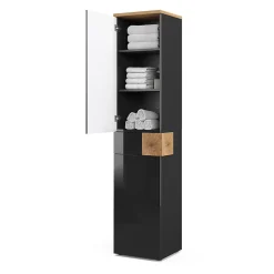 Vicco Meuble salle de bain Anthracite 40x184.2cm* Colonne De Salle De Bains