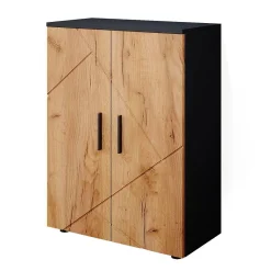 Vicco Meuble salle de bain Anthracite/chêne doré 60x81cm* Armoire De Salle De Bains
