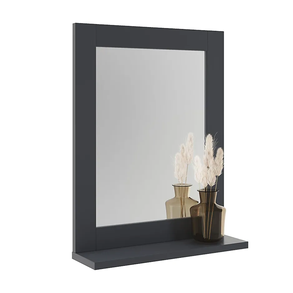 Vicco Miroir de salle de bain Gris 50x40cm