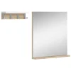 Vicco Miroir mural Blanc 50x51.6cm avec étagère* Armoire De Toilette