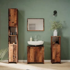 Vicco Miroir mural Chêne rustique 45x60cm* Armoire De Toilette