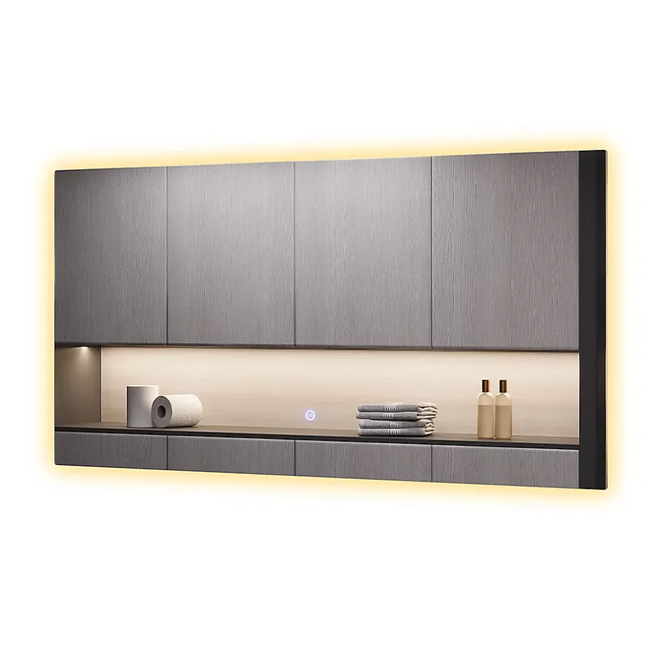 Vicco Miroir mural Verre 50x100cm avec rétro-éclairage* Armoire De Toilette