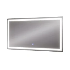 Vicco Miroir mural Verre 50x100cm avec éclairage frontal