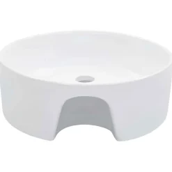 Vidaxl Lavabo avec Trop-Plein Lave-Mains Vasque à Poser Monter Salle de Bain Intérieur Salle d'Eau Cabine de Toilette Maison 14391