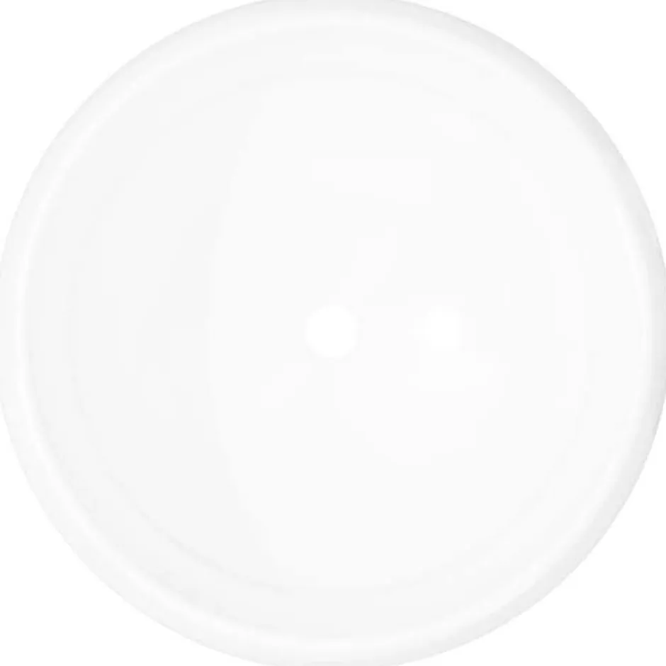 Vidaxl Lavabo Ronde Céramique Lave-Mains Vasque Evier pour Salle de Bain 142340