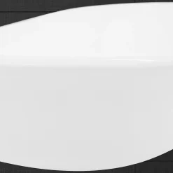ECD Germany Évier céramique vasque a poser ovale moderne lave-mains salle de bain 640x365 mm
