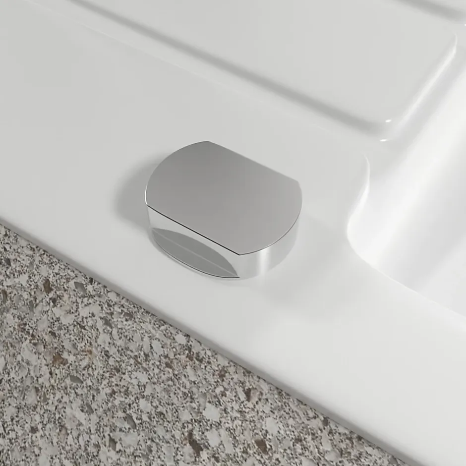 Villeroy & Boch Évier de cuisine en céramique 1 cuve à encastrer Collection blanc brillant* Evier Et Robinet De Buanderie