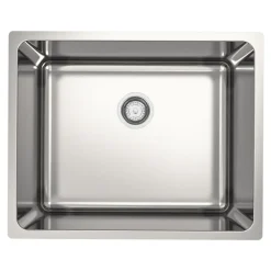GoodHome Évier de cuisine sous-plan 1 cuve XS en acier inoxydable Villach* Evier Et Robinet De Buanderie