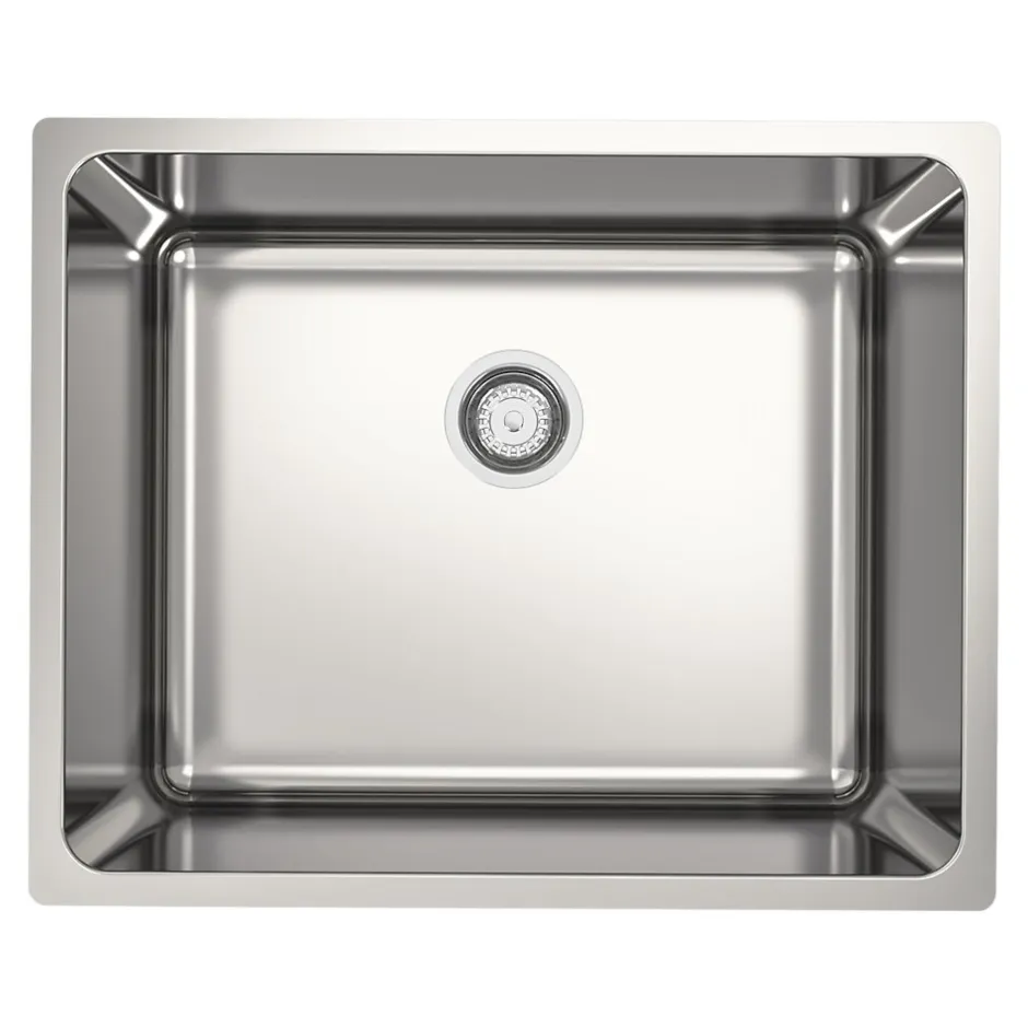 GoodHome Évier de cuisine sous-plan 1 cuve XS en acier inoxydable Villach* Evier Et Robinet De Buanderie