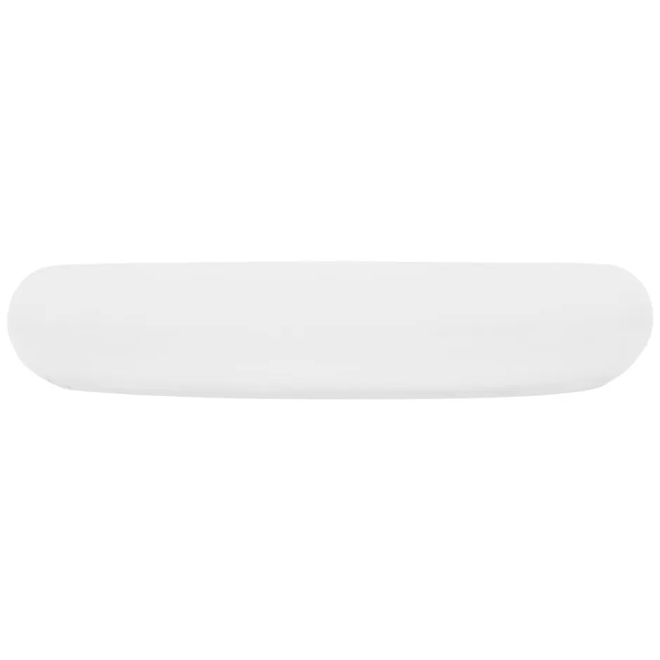 ECD Germany Évier lavabo vasque a poser ovale céramique lave-mains salle de bain 630x420 mm* Vasque À Poser
