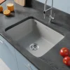 Villeroy & Boch Évier sous-plan en céramique 1 cuve à encastrer Subway gris moyen* Evier Et Robinet De Buanderie