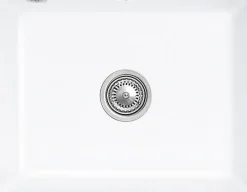Villeroy & Boch Évier sous-plan en céramique 1 cuve à encastrer Subway blanc mat