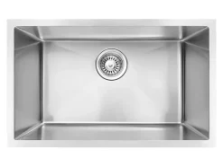 Essebagno Évier sous-plan en inox finition inox 1 bac à encastrer 76