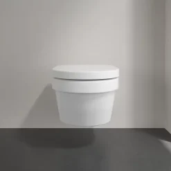 Villeroy & Boch Architectura, Combipack Cuvette suspendue à fond creux sans bride, avec abattant frein de chute* Wc Suspendu