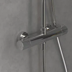 Villeroy & Boch Colonne de douche 230, avec mitigeur thermostatique et douchette 3 jets Chrome* Colonne De Douche Hydromassante