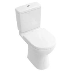 Villeroy & Boch O.novo, Combipack WC à poser sans bride modèle sur pied, céramique blanc* Wc À Poser