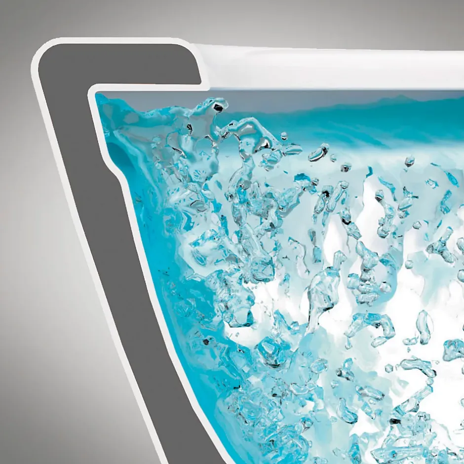 Villeroy & Boch O.novo, Cuvette suspendue sans bride, avec abattant amovible et frein de chute