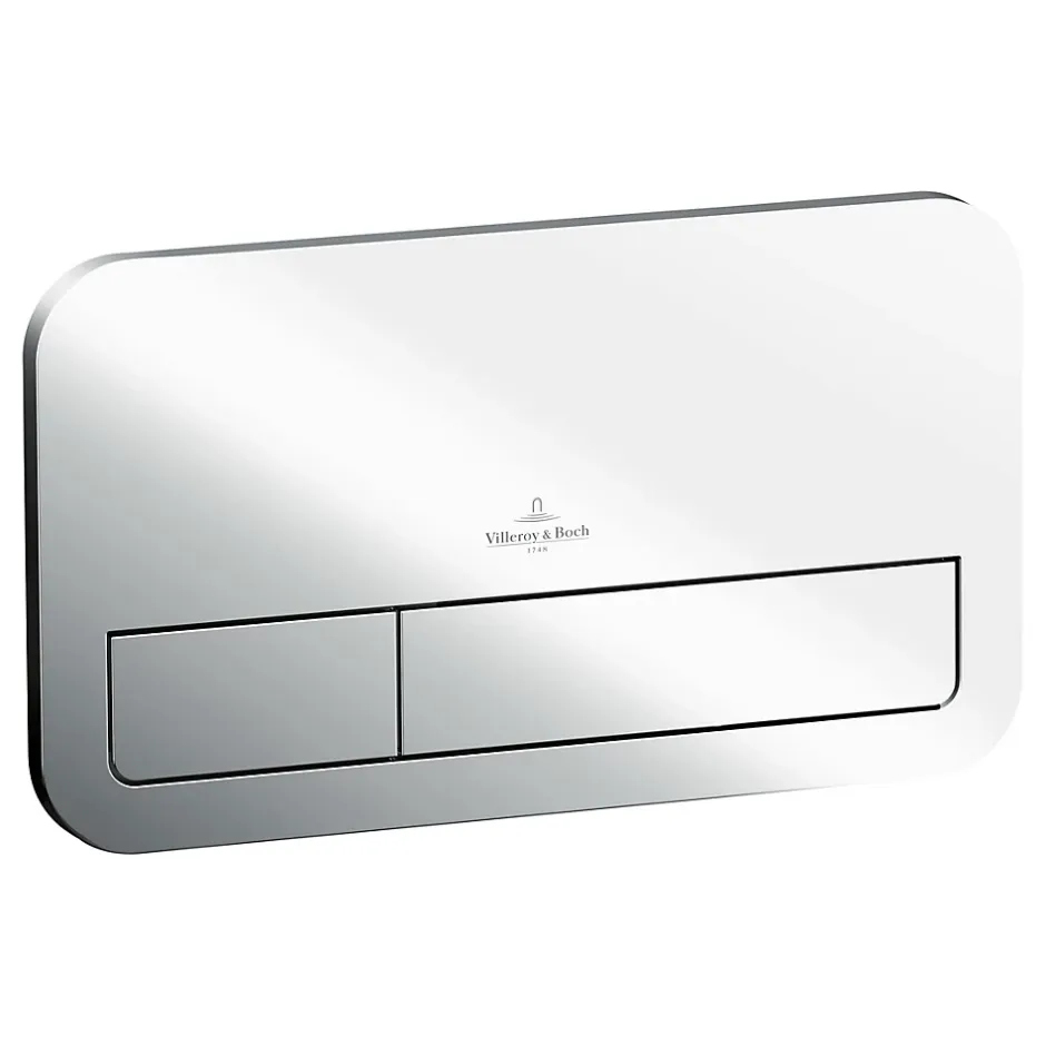 Villeroy & Boch Pack Bâti-support autoportant ViConnect + Plaque de commande chromée + Cuvette suspendue O.Novo* Wc Suspendu