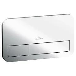Villeroy & Boch ViConnect Plaque de déclenchement WC 200S, Chromé