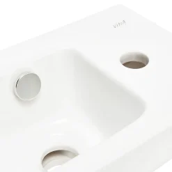 Vitra Integra Lave-mains 37x22 cm avec trou pour robinetterie sur la droite, Blanc (7091-003-0029)