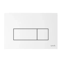 Vitra Pack WC S50 suspendu cuvette carénée et bati support mur porteur avec plaque Blanche