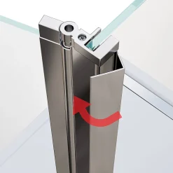 Volet additionnel pour paroi de douche fixe 8 mm* Paroi De Douche