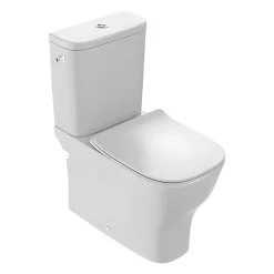 Jacob Delafon WC à poser compact sans bride sortie universelle avec abattant extra-plat, déclipsable et frein de chute