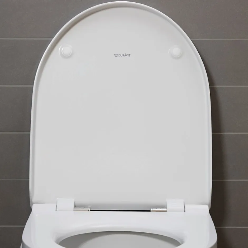 Duravit WC à poser No.1 avec abattant frein de chute + nettoyant