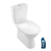 Villeroy & Boch WC à poser sans bride sortie horizontale O.novo Directflush avec abattant frein de chute + nettoyant