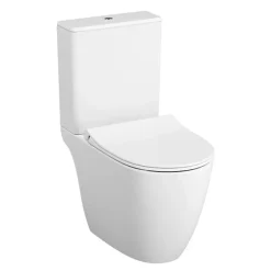 Vitra WC à poser sans bride Sento + abattant slim frein de chute blanc* Wc À Poser