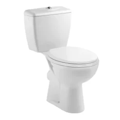 Jacob Delafon WC à poser sortie horizontale Eolia avec abattant* Wc À Poser