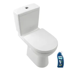 Villeroy & Boch WC à poser VILLEROY ET BOCH O.novo avec abattant frein de chute déclipsable + nettoyant Briochin* Wc À Poser