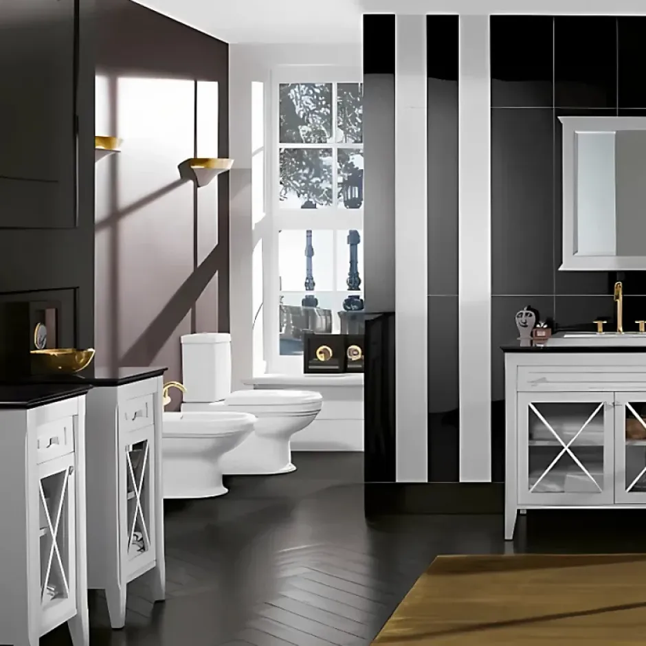Villeroy & Boch WC à poser VILLEROY ET BOCH Hommage + abattant* Wc À Poser
