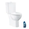 Grohe WC au sol Bau Ceramic avec abattant déclipsable + Briochin
