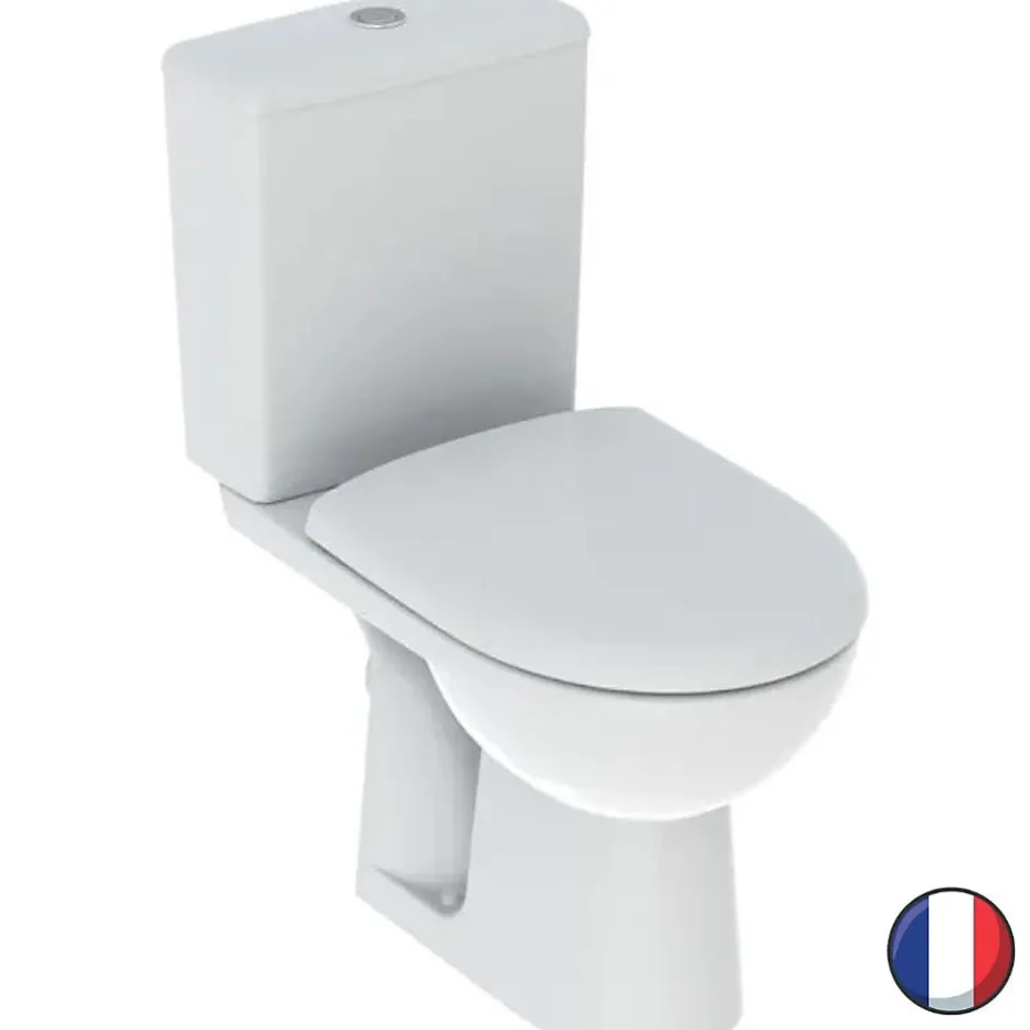 Geberit WC au sol sans bride SH Renova + abattant fermeture ralentie et déclipsable* Wc À Poser