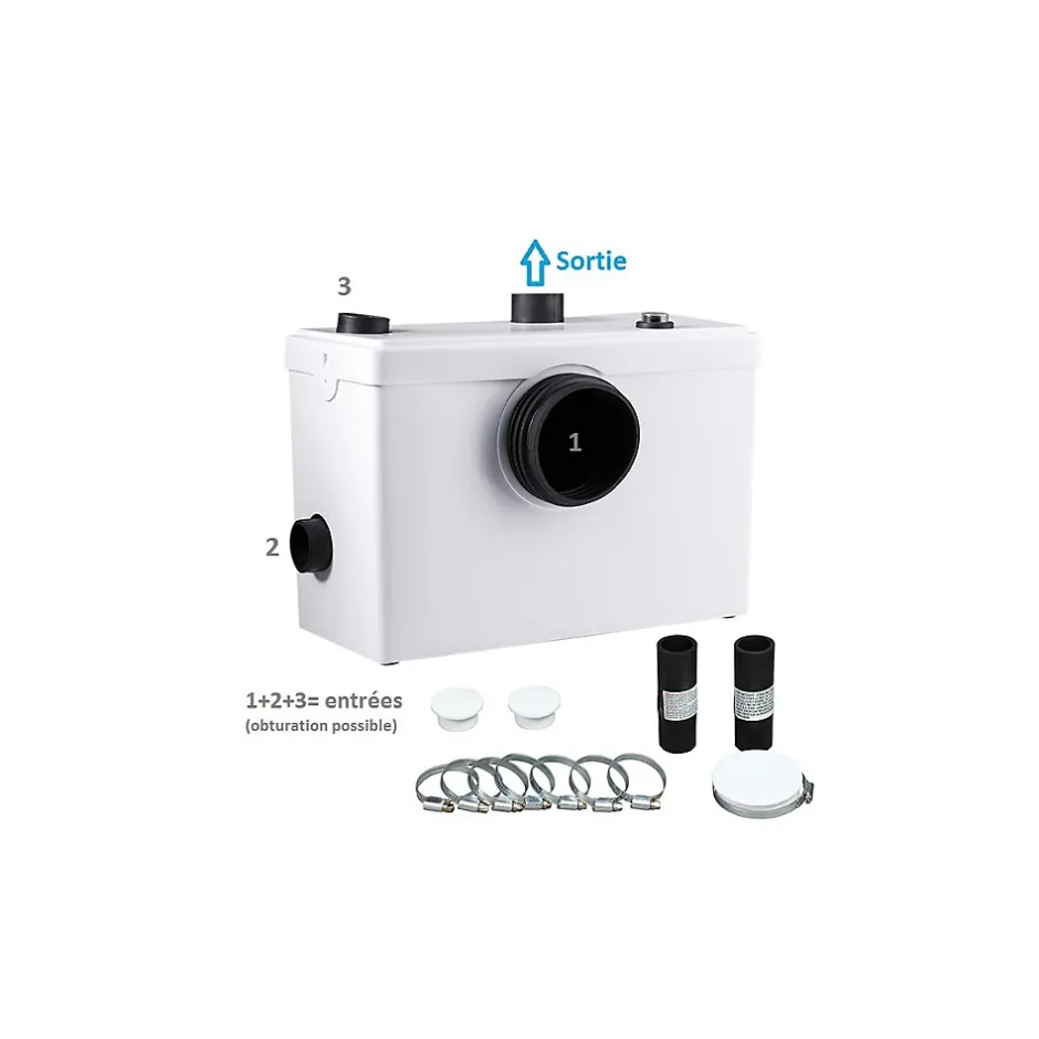 Bsf wc Broyeur adaptable 600 watts, Broyeur toilette -100 pour salle de bain ou WC, marque Française* Wc Chimique Et Broyeur