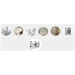 Bsf wc Broyeur adaptable 600 watts, Broyeur toilette -100 pour salle de bain ou WC, marque Française* Wc Chimique Et Broyeur