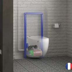 Watermatic WC broyeur suspendu W40SP Silence avec abattant* Wc Chimique Et Broyeur