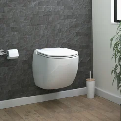 Watermatic WC broyeur suspendu W40SP Silence avec abattant* Wc Chimique Et Broyeur