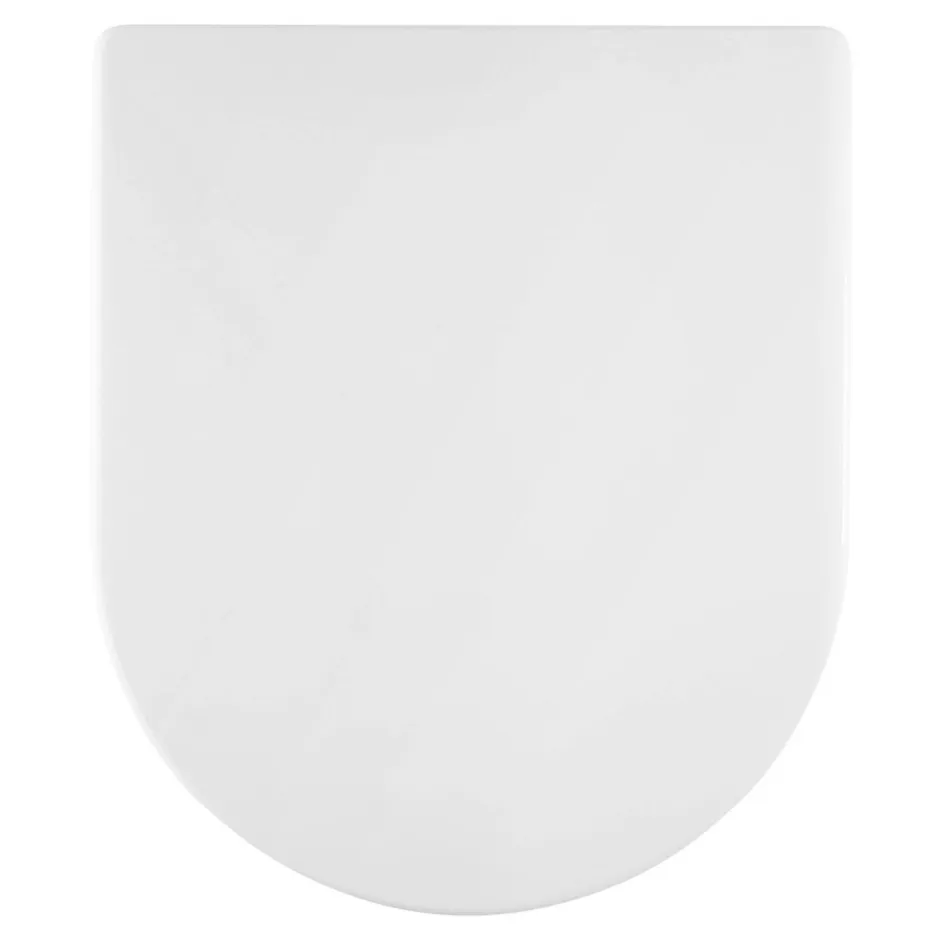 Schulte Wc Déclipsable - Avec Frein De Chute - Lunette Et Couvercle - Duroplast - Blanc
